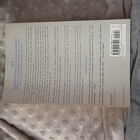 NLP The New Technology of Achievement neuro-linguistic Programming - Picture 6 of 6